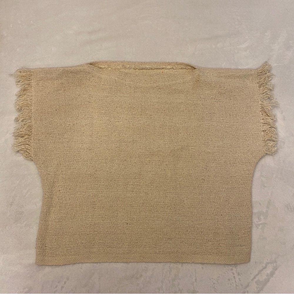Tan Minimalist Crop Top